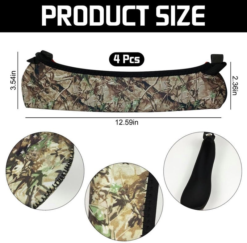 VIOKKO 4 Pack Neoprene Rifle Scope Optics Cover Waterproof Riflescope Optic Protective Bag for Hunting Gun Scope - Image 5